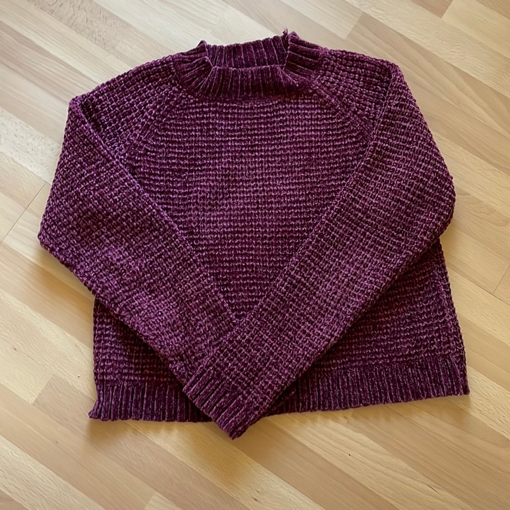 mock neck sweater